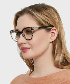 Xenia black   TR90  Eyeglasses, model view