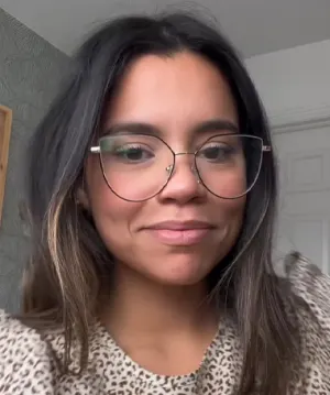 Denise black   Metal  Eyeglasses, model view