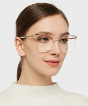 Sine clear   Plastic  Eyeglasses, model view