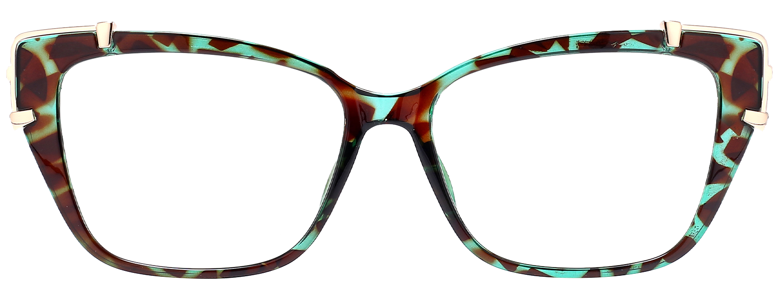 Loup Green Tortoise Cat Eye Eyeglasses