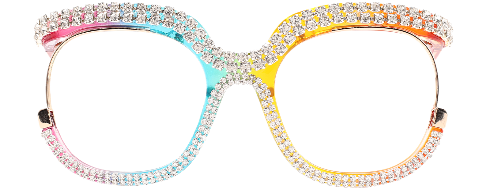 CliCliMe Hot Sale Designer Rimless Jewelry Eyeglasses