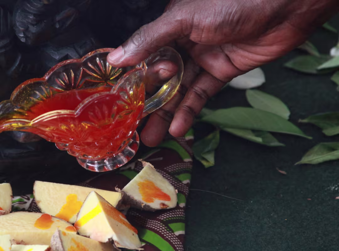 imagem de uma oferenda