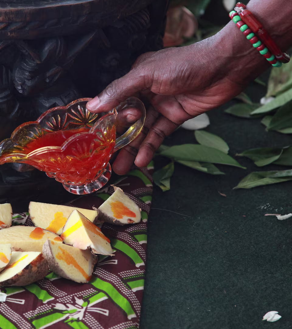 imagem de uma oferenda