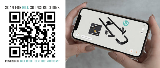 clmbr app and QR code to scan