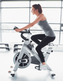 person biking