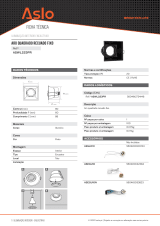 ARO QUAD. RECUADO BASCULANTE 88X88MM PRETO