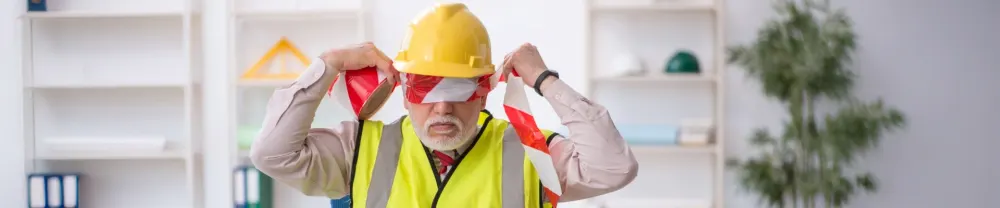 Contractor who cannot see the process