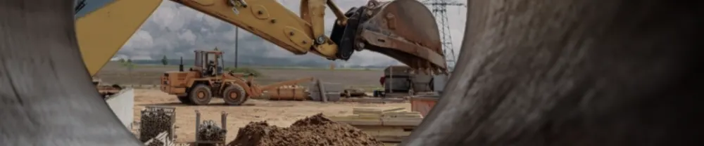 Finding construction equipment by looking 