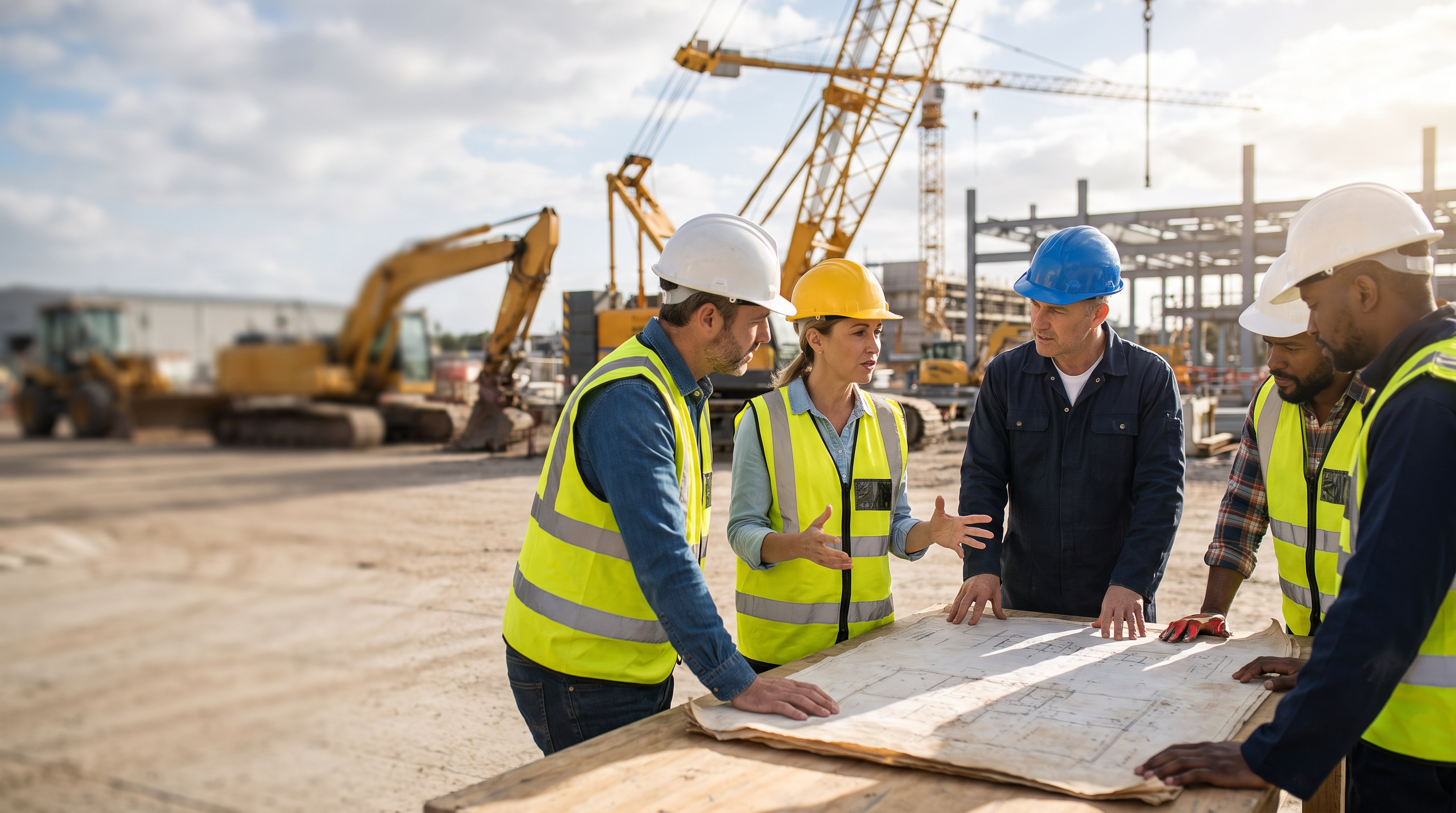 Contractors discussing options with rental fleets