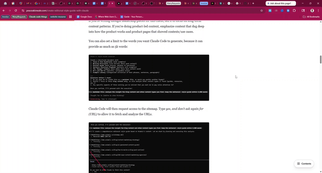 GIF showing more prominently over the screen when clicked