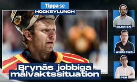 Video: Hockeylunch | Brynäs jobbiga målvaktssituation