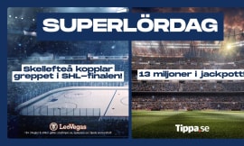 Video: Superlördag | Stryktipset med 13M i jackpott | SHL-finalen: Skellefteå - Rögle