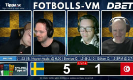 Video: Fotbolls-VM | Sverige - Tunisien | Reaktioner on-stream