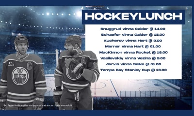 Speltips: Äntligen NHL - Spelen vi tog på lunchen