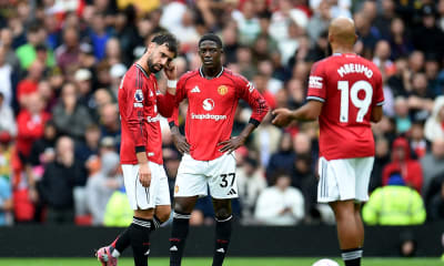 Nyheter: Broderns markering på Old Trafford: ”Free Kobbie Mainoo”