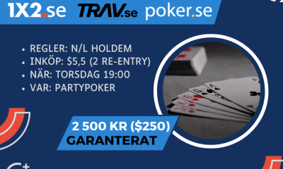 Erbjudande: Medlemsturnering - Spela poker tillsammans med oss på Twitch!