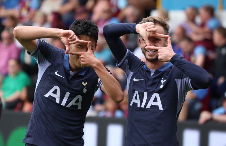 Son Heung-min och James Maddison