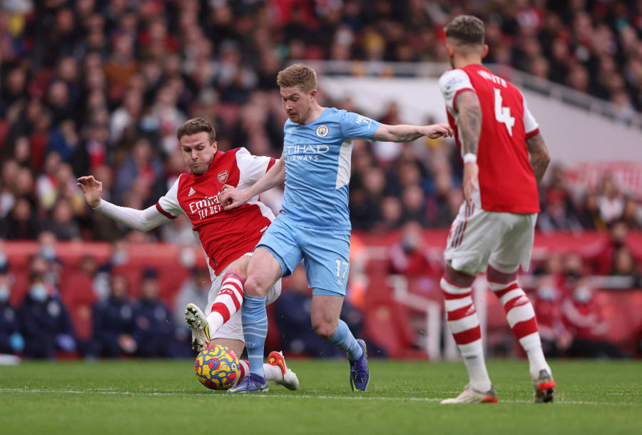 Rob Holding och Kevin de Bruyne