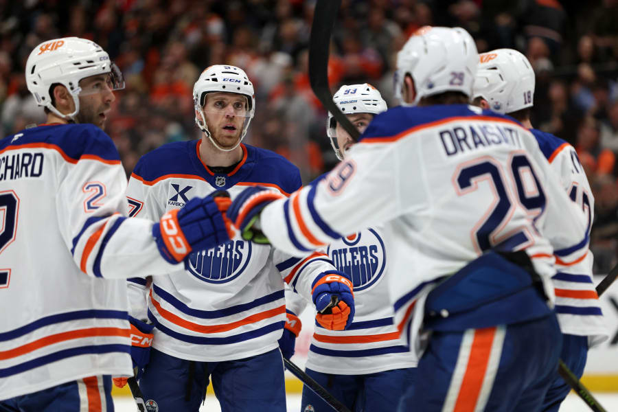 Edmonton Oilers firar