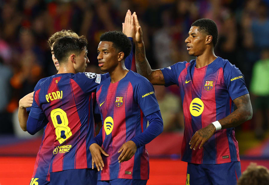 Barcelona's Marcus Rashford