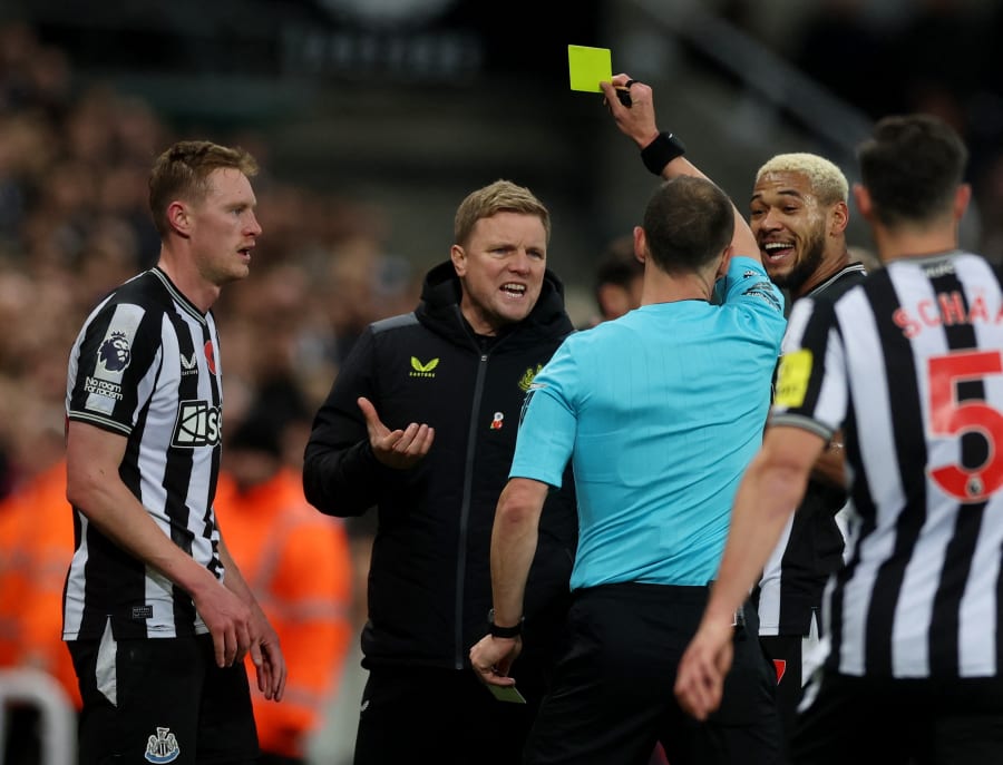 Sean Longstaff och Eddie Howe