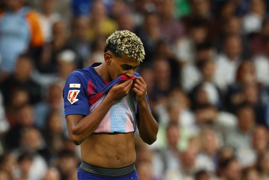 Barcelona's Lamine Yamal