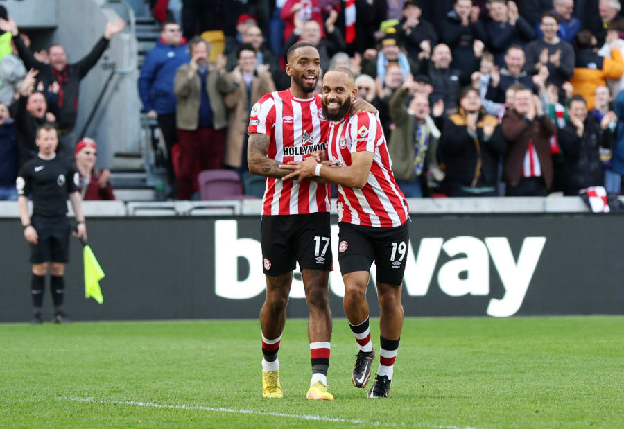 Ivan Toney och Bryan Mbeumo