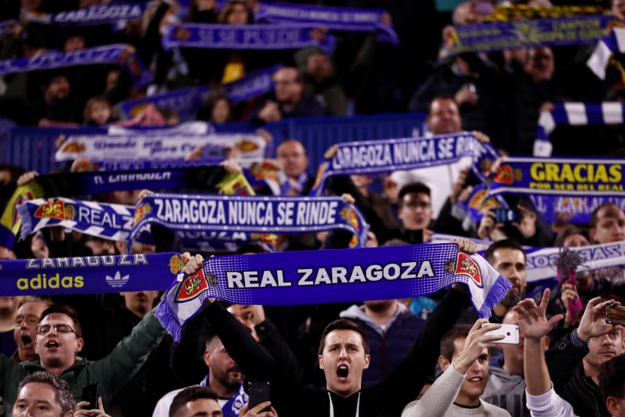 Real Zaragozas fans