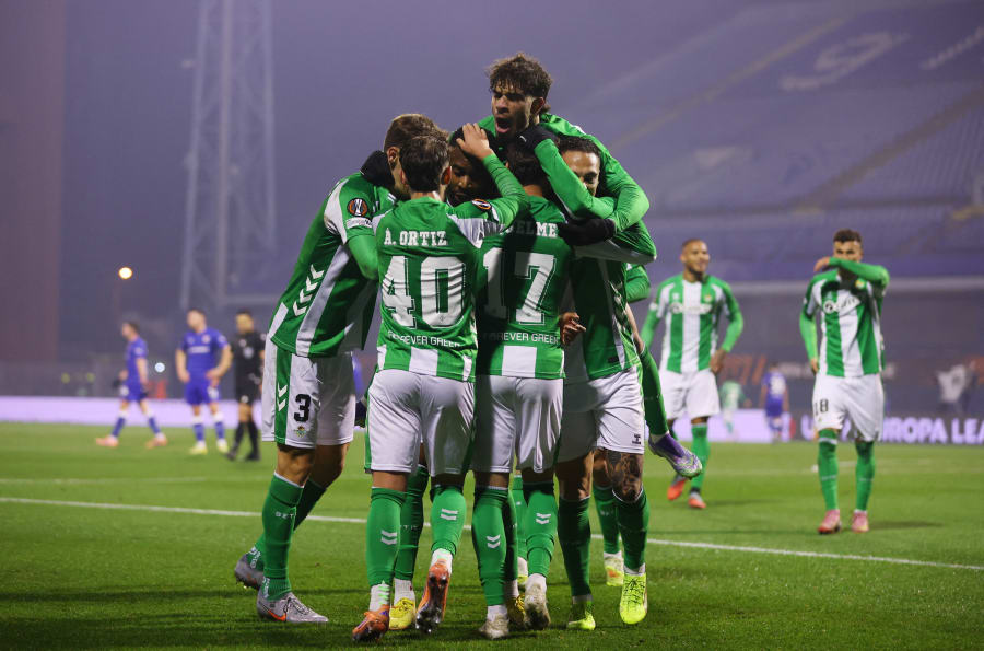 Real Betis firar