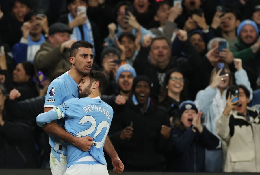 Rodri och Bernardo Silva