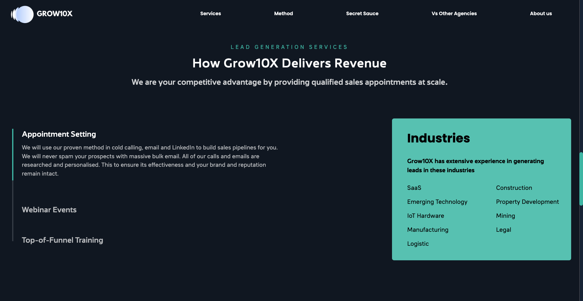 Grow10x project