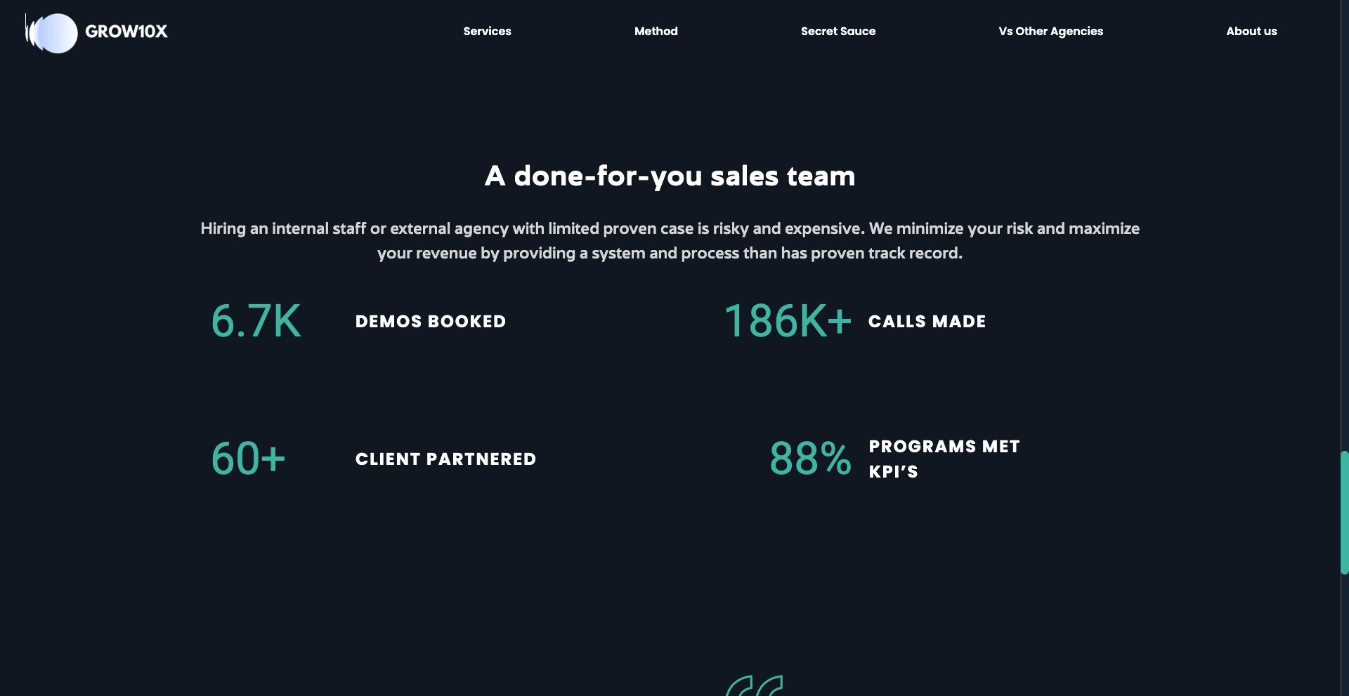 Grow10x project