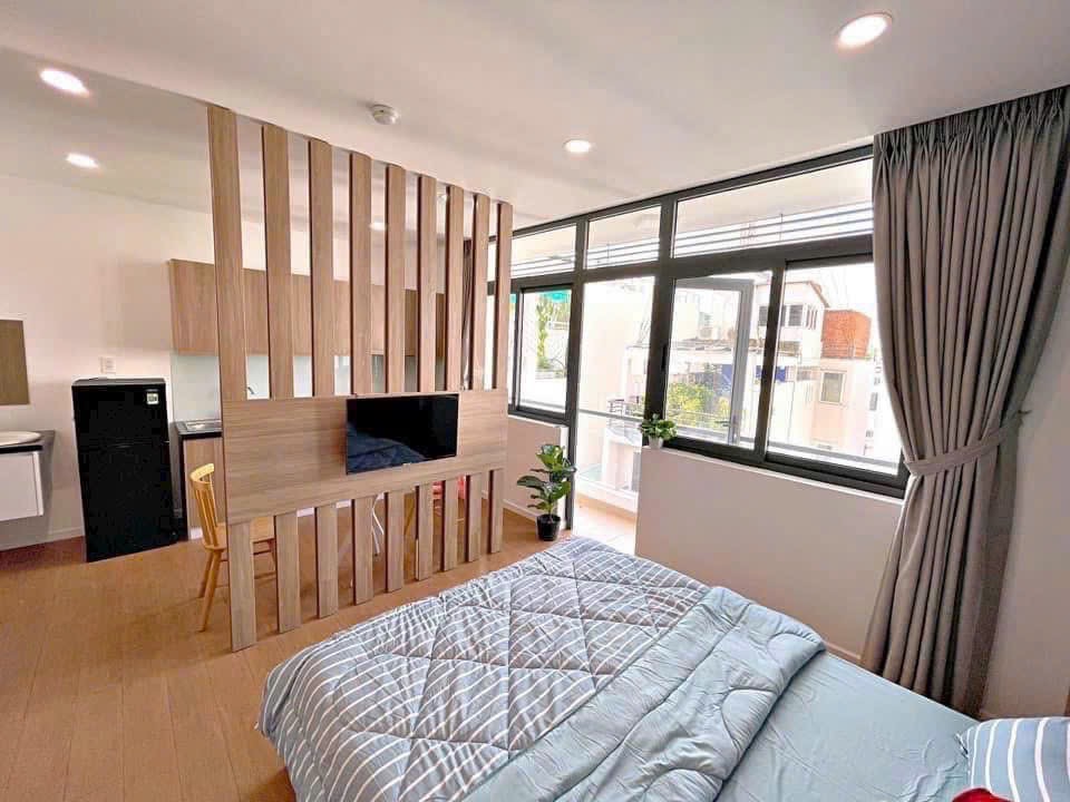 🏢🔑 QUẬN 3: 9TR/THÁNG | Căn Hộ Tách Bếp, Có Ban Công, Võ Thị Sáu. Ngay Hồ Con Rùa. Bảo Vệ 24/24.