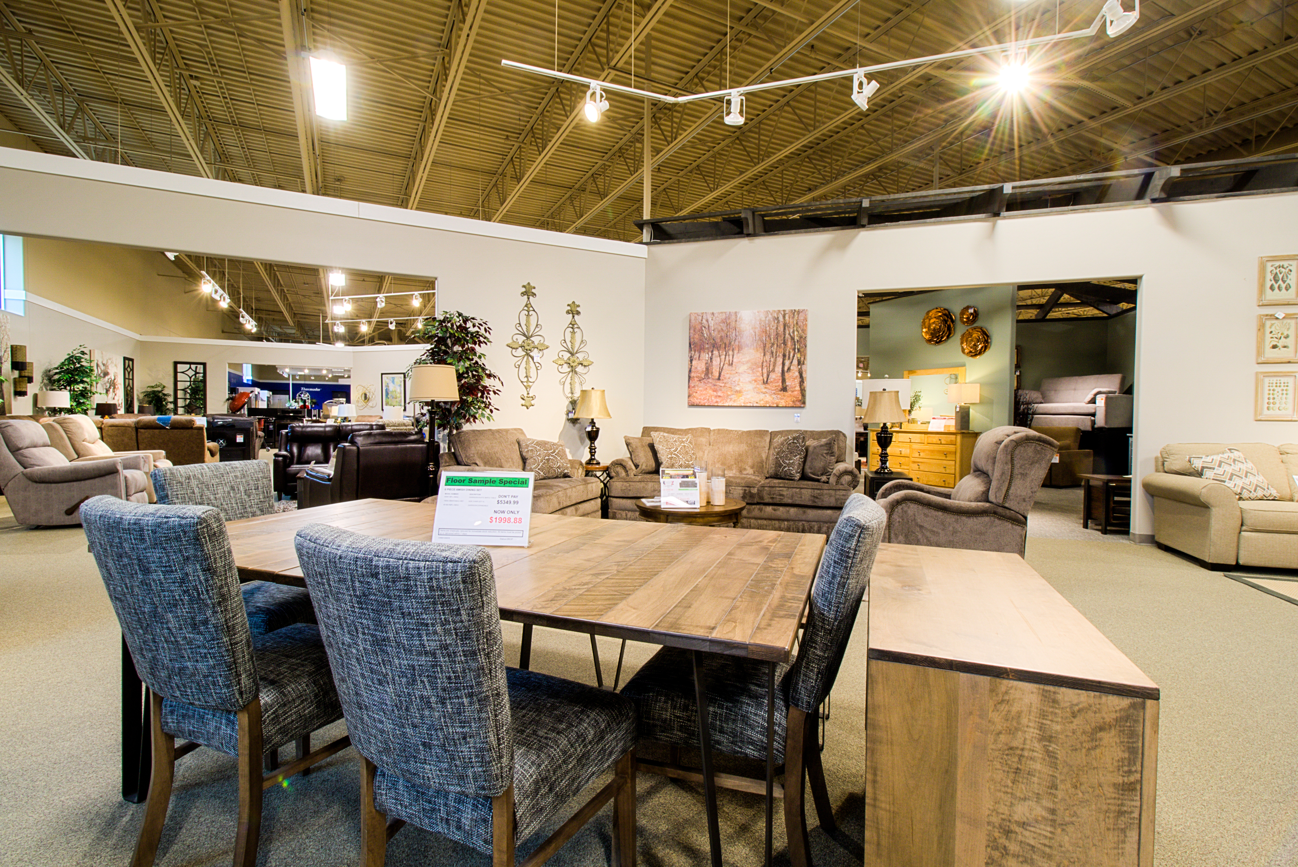 Ashley furniture shop floor model sale