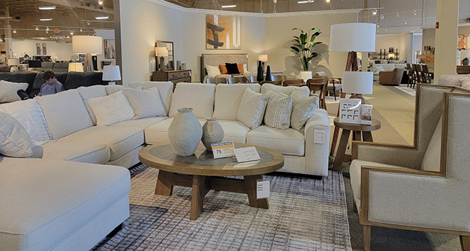Ashley furniture cheap river city