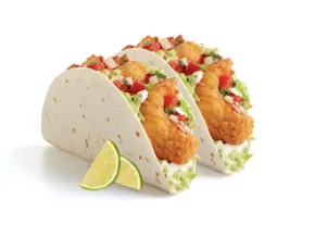 2 for $6 Jumbo Shrimp Tacos