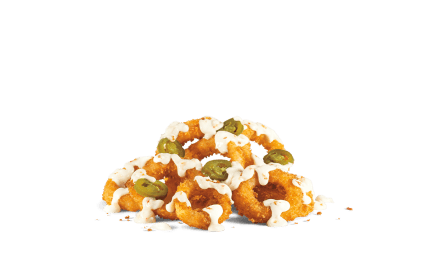 Hot Mess Sauced & Loaded Onion Rings