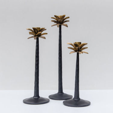 Palm Candle Holder