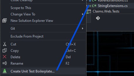 Unit Test Boilerplate Generator