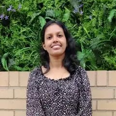 Divya Damien's selfie