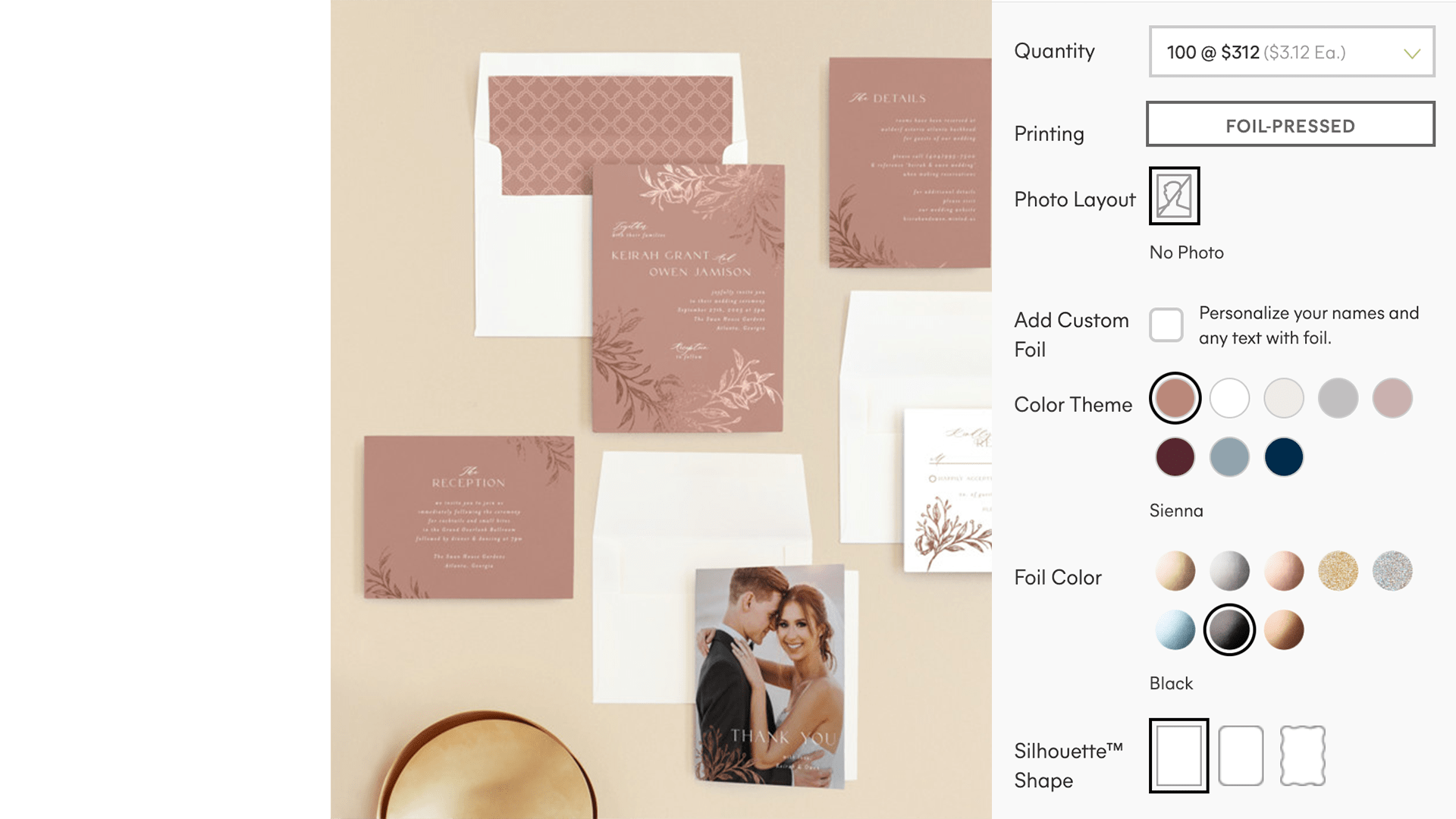 Customization hero minted