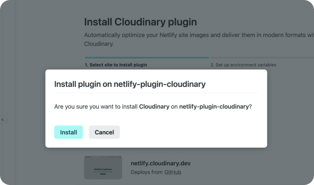 cloudinary built plugin