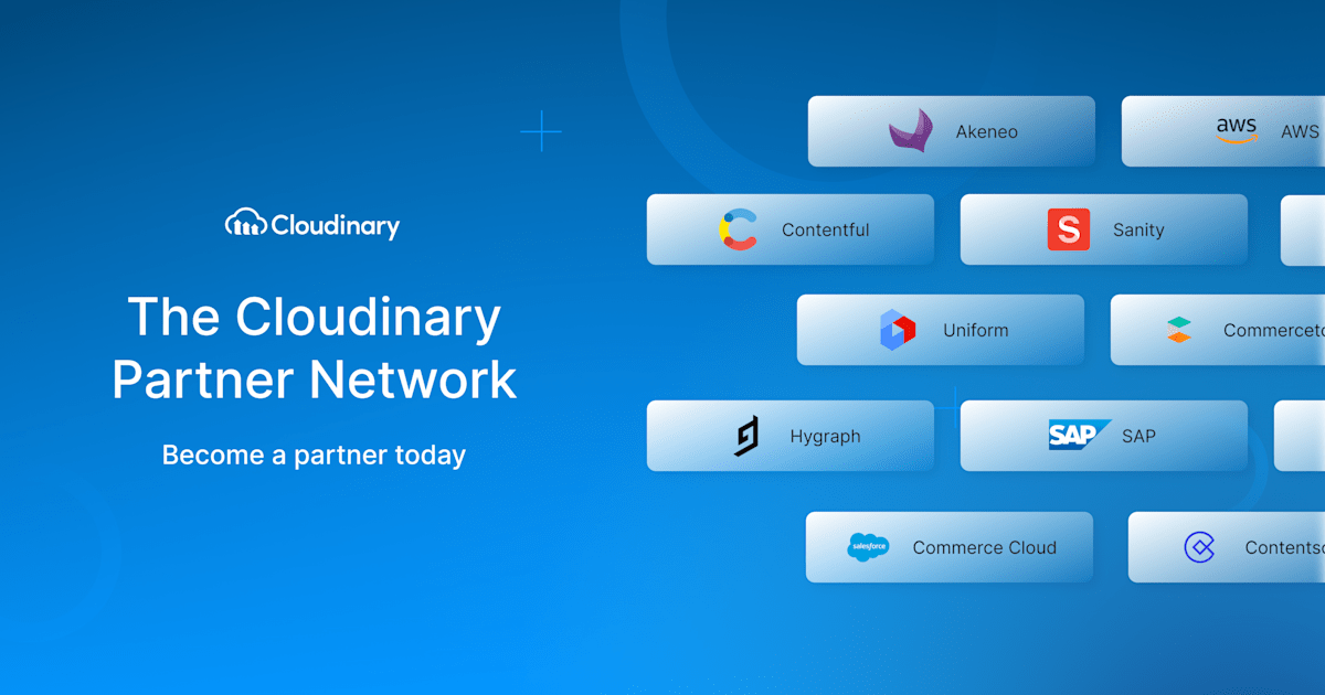 Become A Partner | Cloudinary