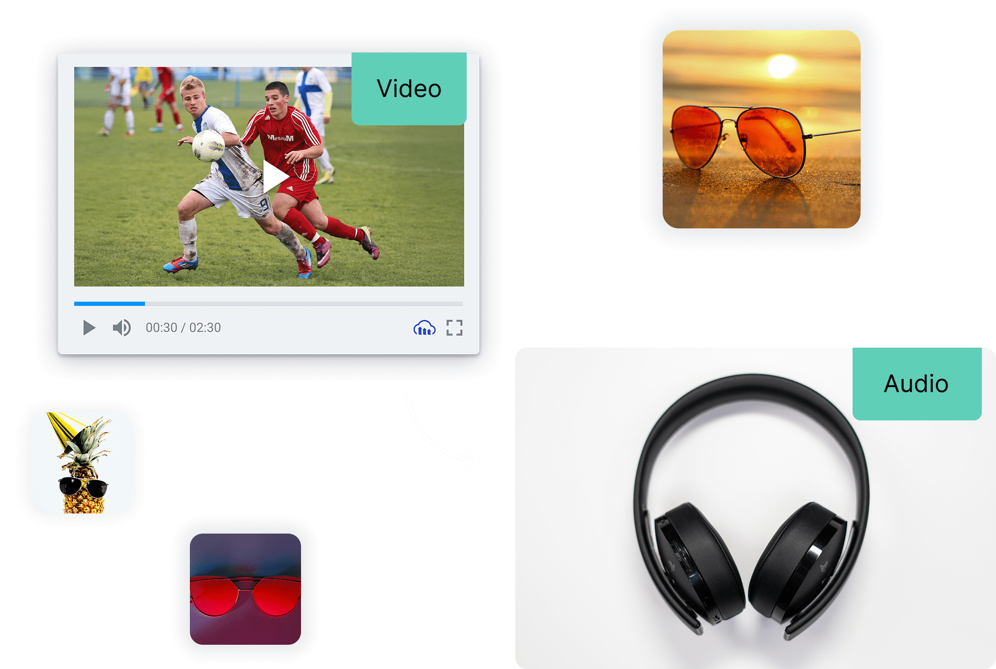 Image Or Audio Video to audio