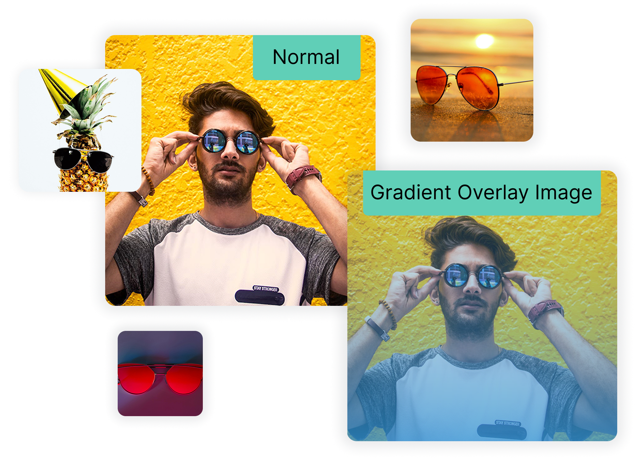 Gradient Overlay Android Example Edges Gradient Overlay Image