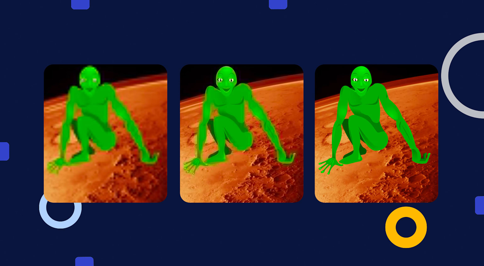 Three Ways for Encoding Progressive JPEGs