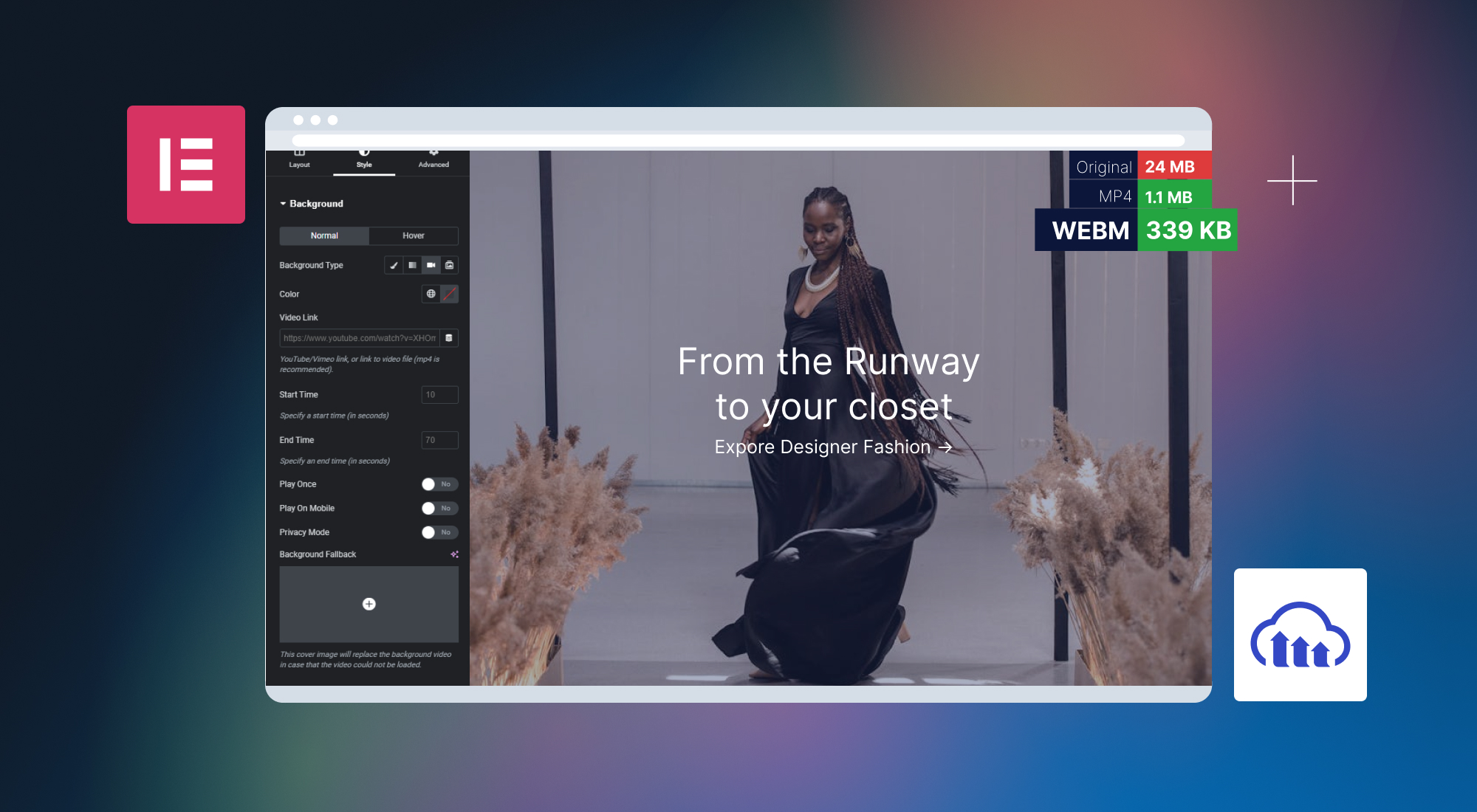 Using Elementor Video Background for a Dynamic Website