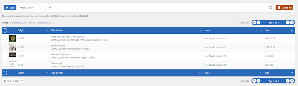 Review The Results [Media Cleaner]
