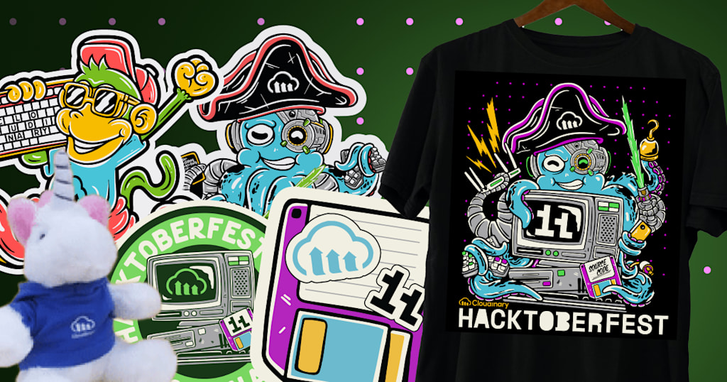 Hacktoberfest Cloudinary Swag