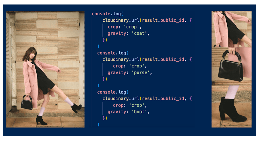 code showing how to crop and resize images